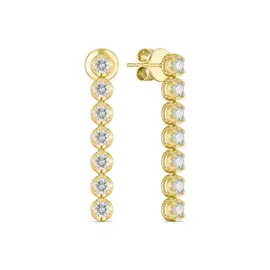 Серьги c бриллиантами