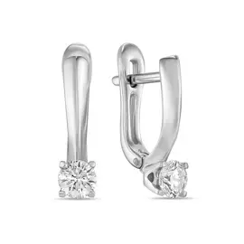 Серьги c бриллиантами