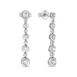 Серьги c бриллиантами