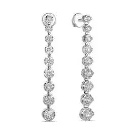 Серьги c бриллиантами