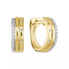 Серьги c бриллиантами