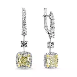 Серьги c бриллиантами