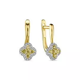 Серьги c бриллиантами