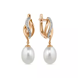 Серьги c бриллиантами