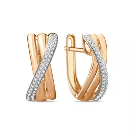 Серьги c бриллиантами