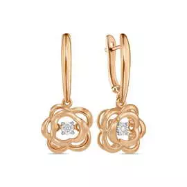 Серьги c бриллиантами