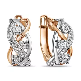 Серьги c бриллиантами