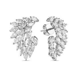 Серьги c бриллиантами