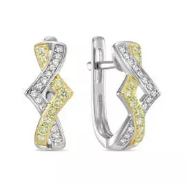 Серьги c бриллиантами