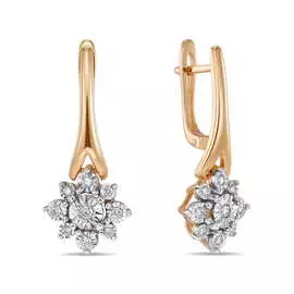 Серьги c бриллиантами