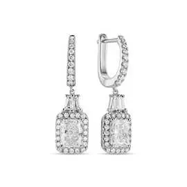 Серьги c бриллиантами