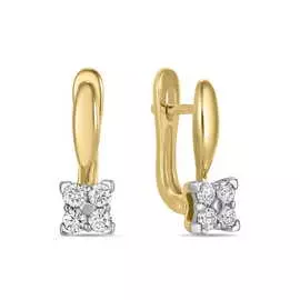 Серьги c бриллиантами