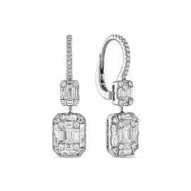 Серьги c бриллиантами