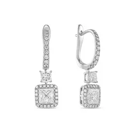 Серьги c бриллиантами