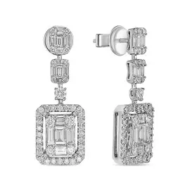 Серьги c бриллиантами