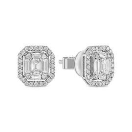 Серьги c бриллиантами