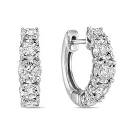 Серьги c бриллиантами