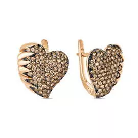 Серьги c бриллиантами