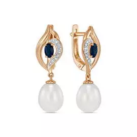 Серьги c бриллиантами