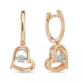 Серьги c бриллиантами