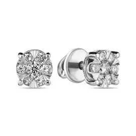 Серьги c бриллиантами