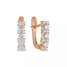 Серьги c бриллиантами