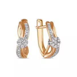 Серьги c бриллиантами