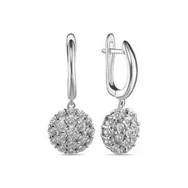 Серьги c бриллиантами