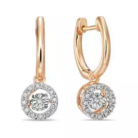 Серьги c бриллиантами