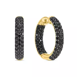 Серьги c цветными сапфирами