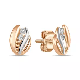 Серьги c фианитами