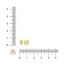 Серьги c фианитами