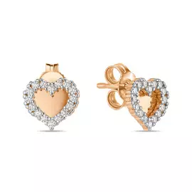 Серьги c фианитами