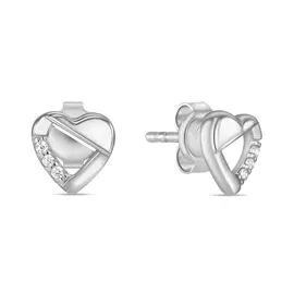 Серьги c фианитами