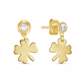 Серьги c фианитами