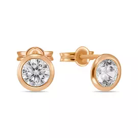 Серьги c фианитами