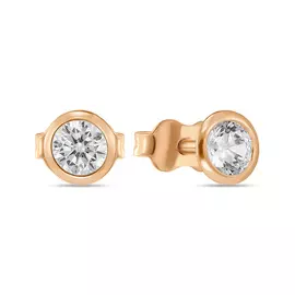 Серьги c фианитами