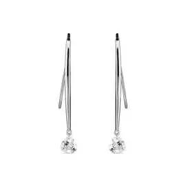 Серьги c фианитами