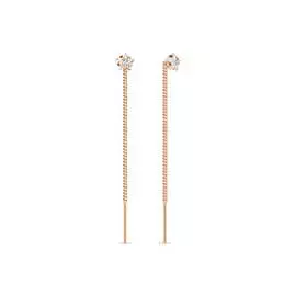 Серьги c фианитами