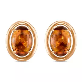 Серьги c янтарем