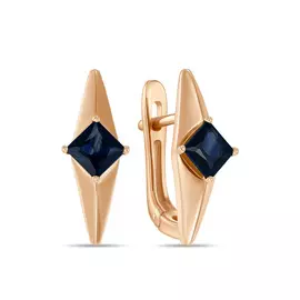 Серьги c сапфирами