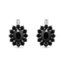 Серьги c сапфирами