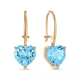 Серьги c топазами