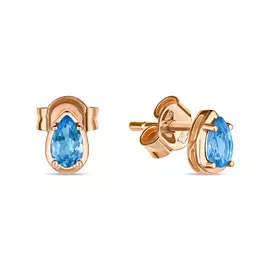 Серьги c топазами