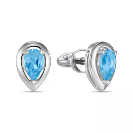 Серьги c топазами