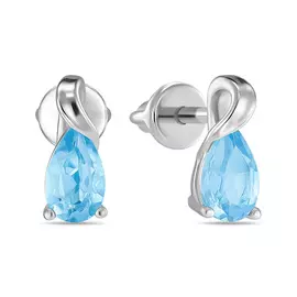 Серьги c топазами