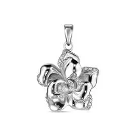 Серебряная Подвеска c фианитами