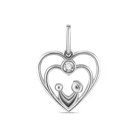 Серебряная Подвеска c фианитом