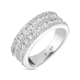 Серебряное кольцо c фианитами