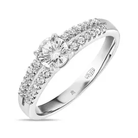 Серебряное Кольцо c фианитами